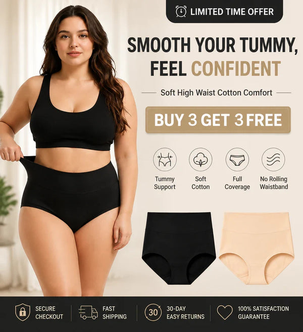 ⏳Last day -✨Buy 3 Get 3 Free🔥2026 Best-Selling🏆 High-Waist Leak-Proof Panties ✨Butter-soft, ultra-stretchy & discreetly protective 🍃