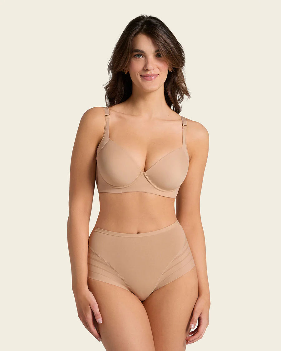 🌸Buy 1 Get 2 Free🌸-4-in-1 🔥Breathe Fit Lace High-Waist Briefs – Summer Tummy Control 💫