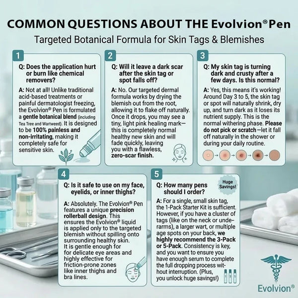 ✨Evolvion® 7-Day Skin Tag & Spot Eraser Painless & Scar-Free Advanced Imperfection RemovaI RoIIerbaII Pen 🌿