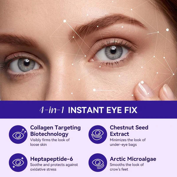 🔥Instant Lift Eye Gel🔥 — For the look of Puffiness & Bags, Wrinkles, Fine Lines and Dark Circles, Anti Aging Skin Care for Men & Women with MaxLift3 Biotech Under Eye Brightener