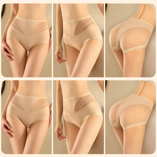 🌸Buy 3 Get 3 Free🌸-4-in-1 🔥High-Waist Breathable Shaping Panties