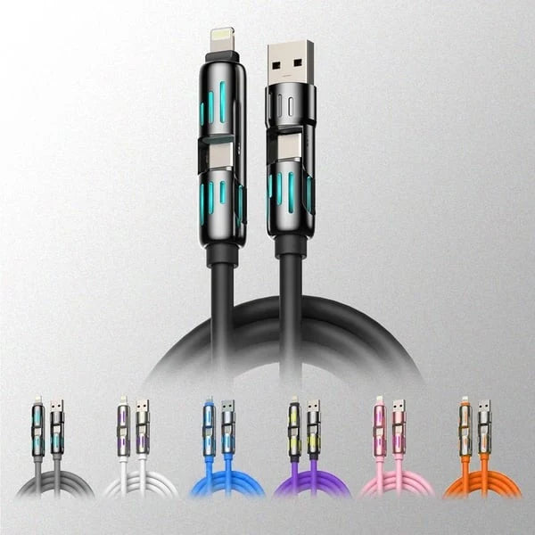 🔥Last Day 50% OFF🔥 -📲4-in-1 USB Charging Cable mFish fast charging MAX 240W⚡