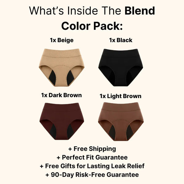 💖Last Day 50% OFF|LBMLBM™ 100% Leak-Proof Underwear 4-pack