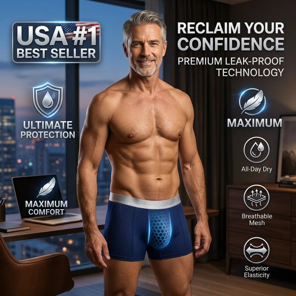 【Buy 3 Get 2 Free】-2026 HOT SALE🔥 Premium Leakproof lceSilk Mesh Men's Boxer Main image