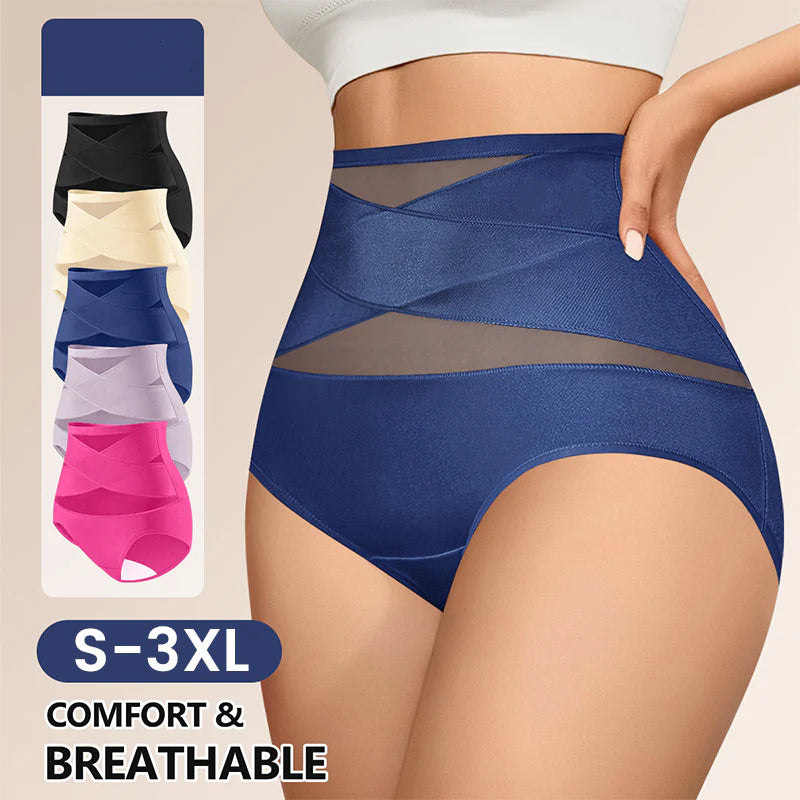 【⏰BUY 1 GET 2 FREE⏰】2026 Plus Size High-Waisted Tummy Control Underwear