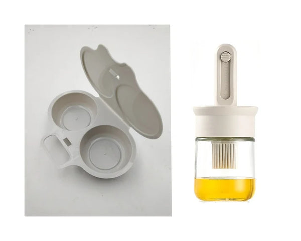 ⏳🔥LIMITED-TIME 50% OFF! ⏰Microwave Egg Poacher with Lid & Handle