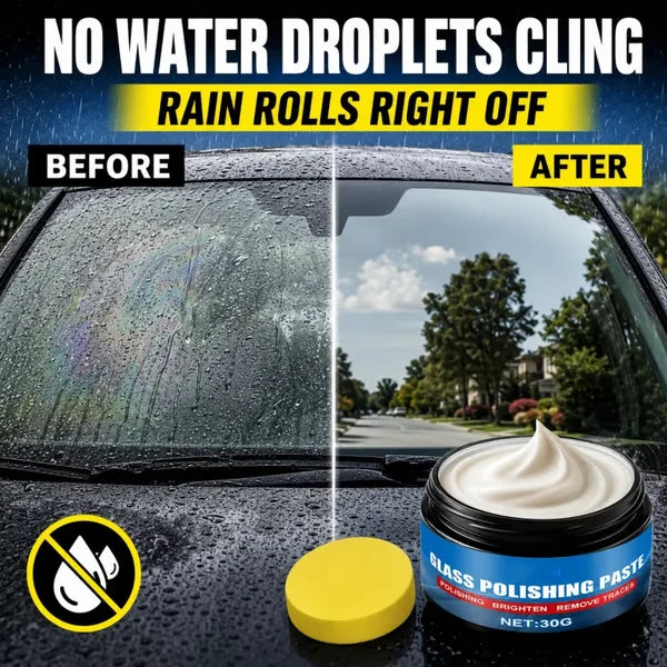 🚗Instantly clears and eliminates safety hazards. Car windshield washer fluid remover – removes glare and wiper marks, waterproof and rainproof Main image
