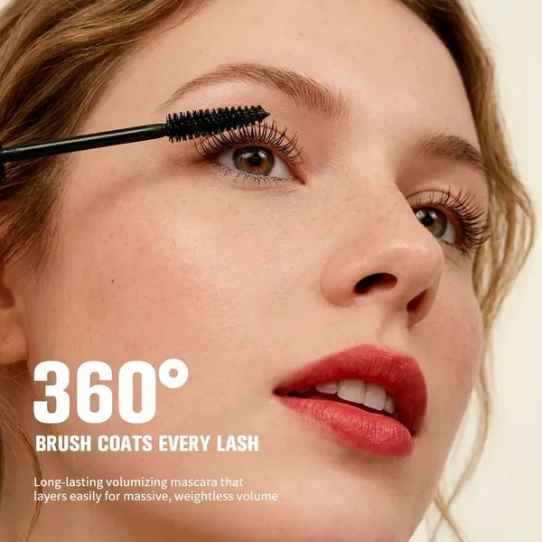 🏆Last Day💐Buy 3 Get 2 Free🎁 2‑in‑1 Volumizing & Curling Mascara – Waterproof, Clump‑Free ✨💃