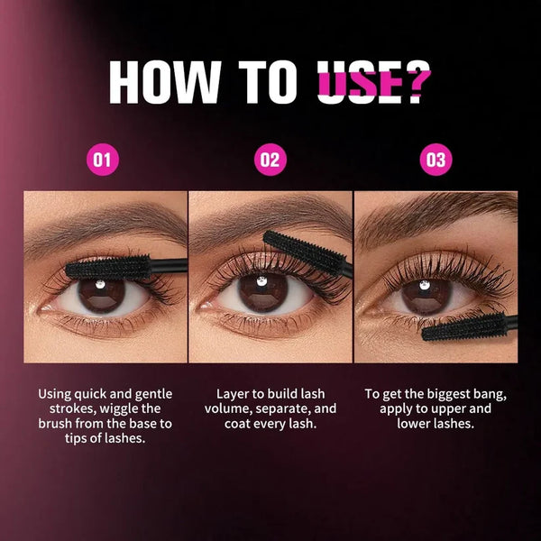 🏆Last Day💐Buy 3 Get 2 Free🎁 2‑in‑1 Volumizing & Curling Mascara – Waterproof, Clump‑Free ✨💃