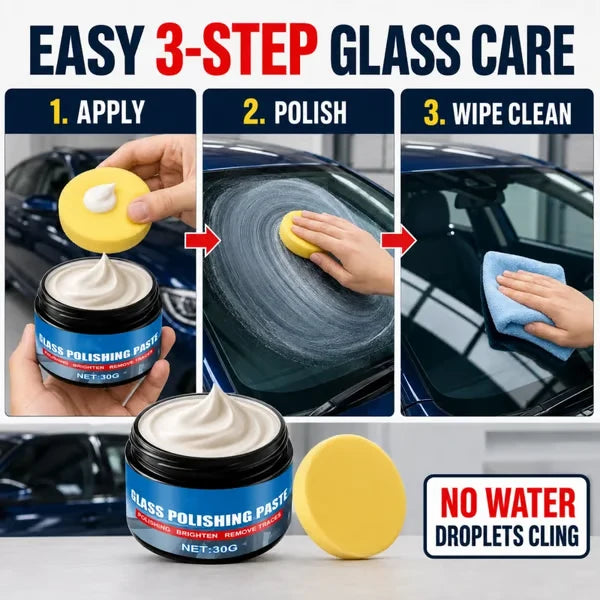 🚗Instantly clears and eliminates safety hazards. Car windshield washer fluid remover – removes glare and wiper marks, waterproof and rainproof