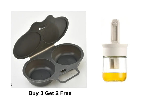 ⏳🔥LIMITED-TIME 50% OFF! ⏰Microwave Egg Poacher with Lid & Handle