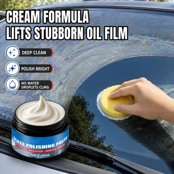 🚗Instantly clears and eliminates safety hazards. Car windshield washer fluid remover – removes glare and wiper marks, waterproof and rainproof
