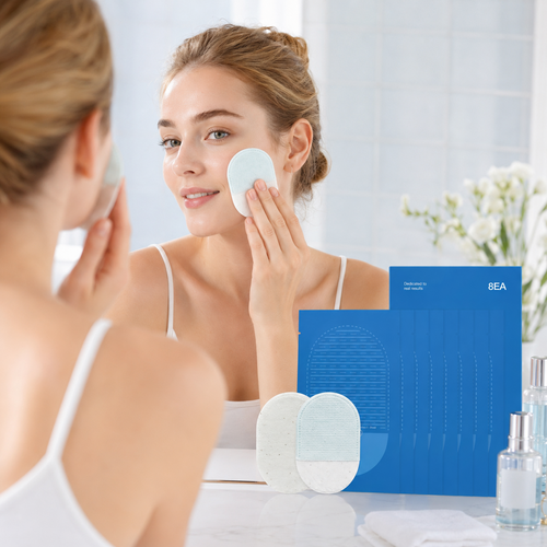 Body Exfoliating Scrub Pads For Bumpy Flaky Skin 8 Pack