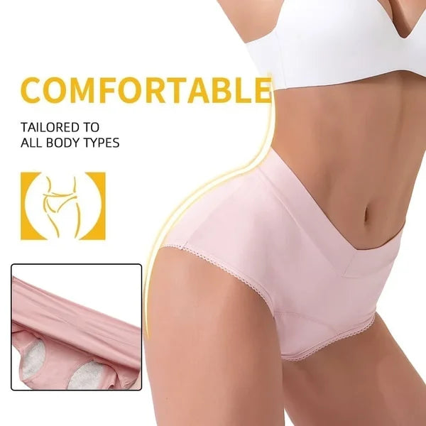🩲 NOW! 🔥 High-Waisted Leak Proof Period Panties – Absorbent, breathable & odor-control – up to 3 tampons worth of protection – comfortable for all-day wear 🩸