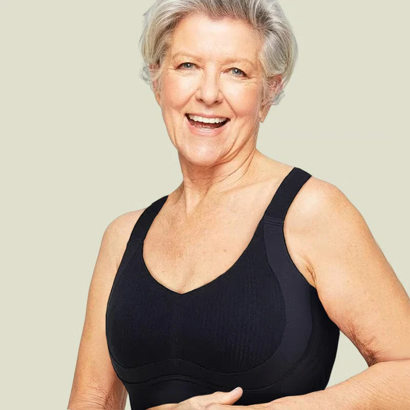 Non-marking, skin-friendly push-up bra without underwire