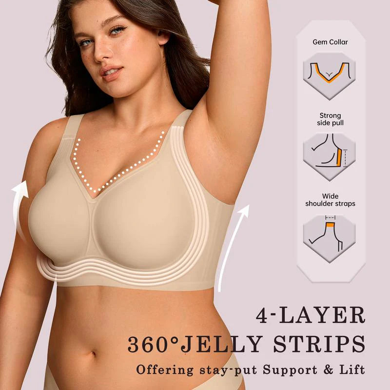 ✨LAST DAY BUY 1 GET 1 FREE🎁Jelly Wireless Bra💃 – Full Coverage, Ultra Soft & All-Day Comfort