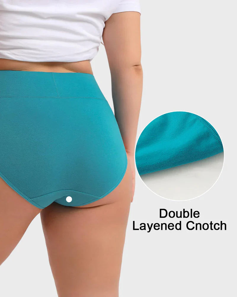 【⏰BUY 1 GET1 FREE⏰】Women's Plus Size Cotton High Waisted Briefs