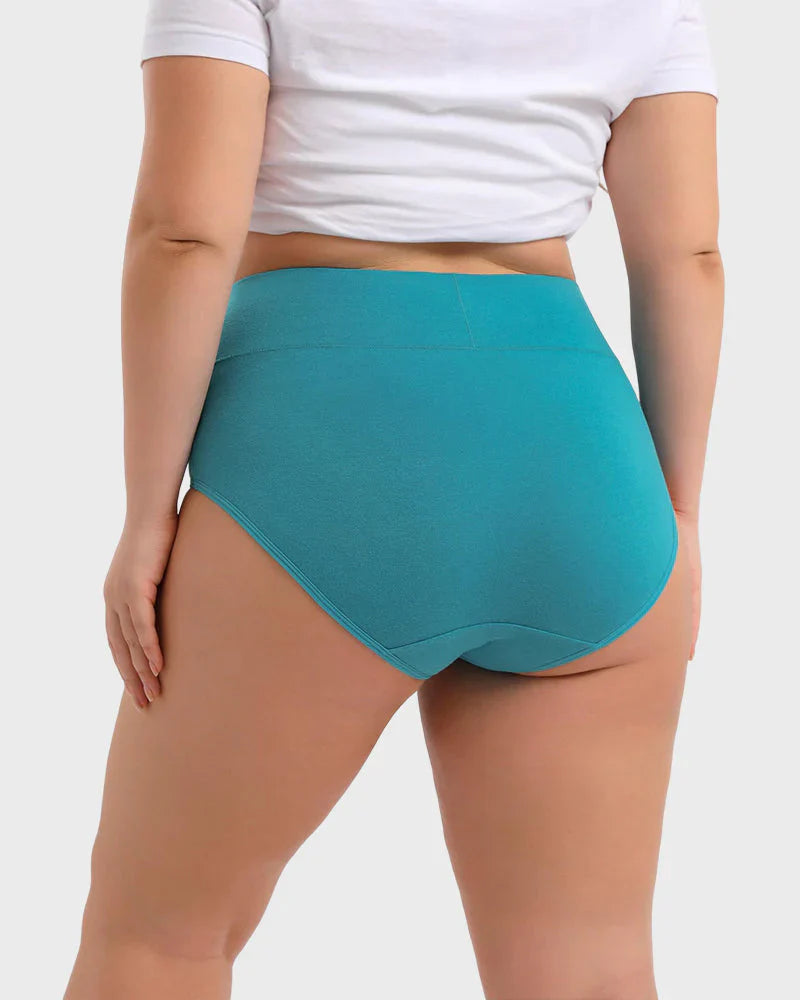 【⏰BUY 1 GET1 FREE⏰】Women's Plus Size Cotton High Waisted Briefs