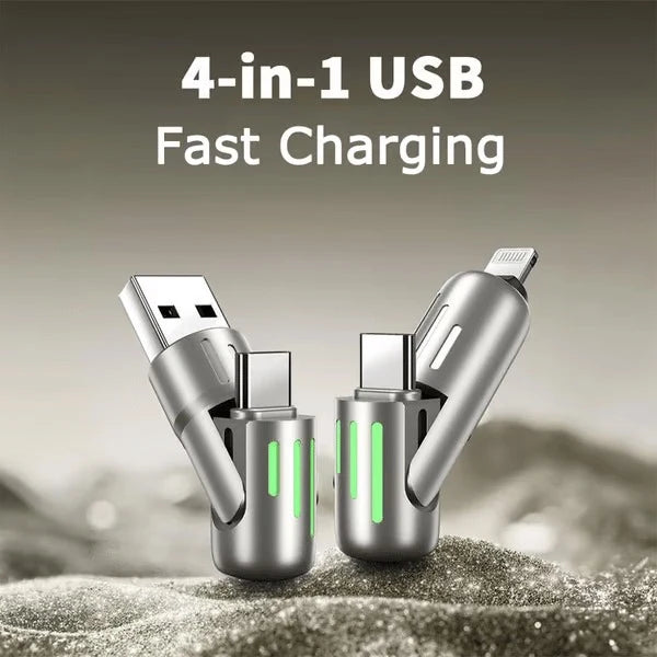 🔥Last Day 50% OFF🔥 -📲4-in-1 USB Charging Cable mFish fast charging MAX 240W⚡