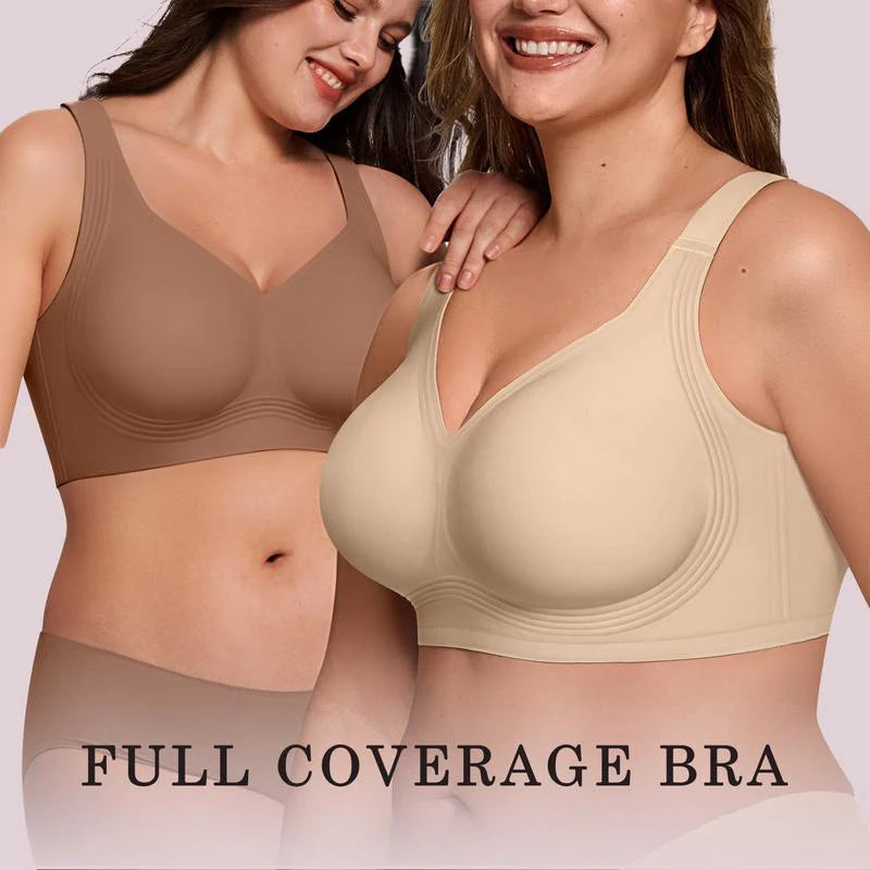 🏆🔥Super Firming Leopard Print Jelly Bra | Women Wirefree Bras 👍No More Sagging Breasts