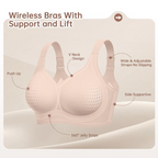 ✨LAST DAY BUY 1 GET 1 FREE🎁Jelly Wireless Bra💃 – Full Coverage, Ultra Soft & All-Day Comfort