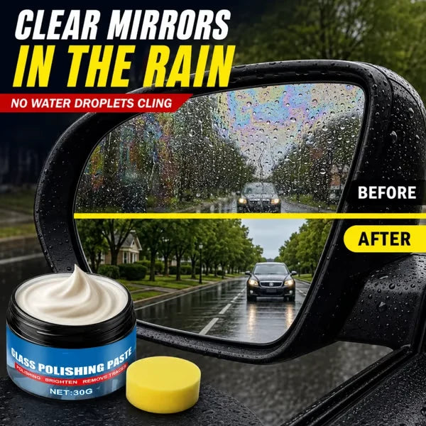 🚗Instantly clears and eliminates safety hazards. Car windshield washer fluid remover – removes glare and wiper marks, waterproof and rainproof