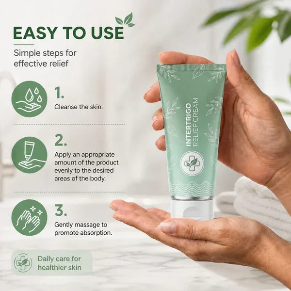 💚 LAST DAY BUY 1 GET 1 FREE✨Intertrigo Relief Cream treats 99% of skin fold rashes from the first application Intertrigo Cream🛒
