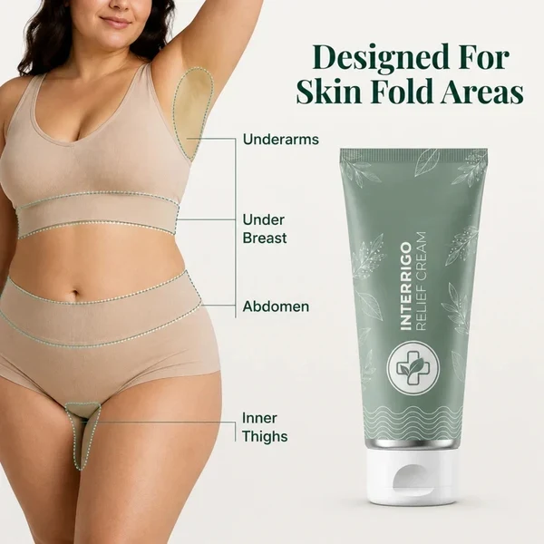💚 LAST DAY BUY 1 GET 1 FREE✨Intertrigo Relief Cream treats 99% of skin fold rashes from the first application Intertrigo Cream🛒