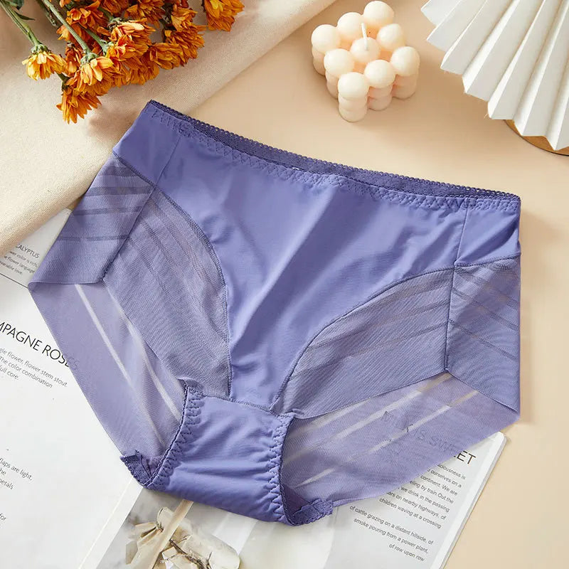 🌸Buy 1 Get 2 Free🌸-4-in-1 🔥Breathe Fit Lace High-Waist Briefs – Summer Tummy Control 💫